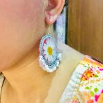 UV Resin earrings ✨||rose preserved earrings||diy earrings